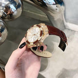  Shop Authentic Guess Limelight Analog White Dial Brown Leather Strap Watch For Women - W0775l14 - Luxxuri