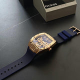  Shop Authentic Guess Phoenix Multifunction Blue Dial Blue Rubber Strap Watch for Men - GW0202G4 - Luxxuri
