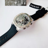  Shop Authentic Guess Headline Chronograph Grey Dial Black Rubber Strap Watch for Men - GW0571G1 - Luxxuri