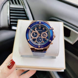  Shop Authentic Guess Poseidon Chronograph Blue Dial Blue Silicone Strap Watch For Men - GW0425G3 - Luxxuri