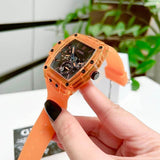  Shop Authentic Guess Phoenix Multifunction Black Dial Orange Rubber Strap Watch For Men - GW0203G10 - Luxxuri