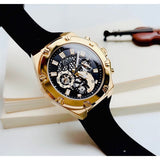  Shop Authentic Guess Third Gear Multifunction Black Dial Black Rubber Strap Watch for Men - GW0334G2 - Luxxuri