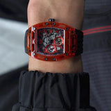  Shop Authentic Guess Phoenix Multifunction Analog Red Dial Black Silicone Strap Watch For Men - GW0499G4 - Luxxuri