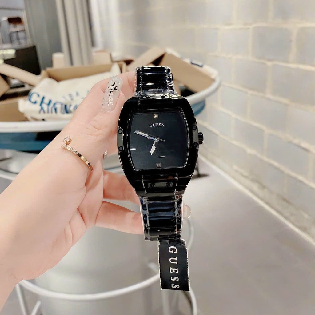  Shop Authentic Guess Trend Black Dial Black Steel Strap Watch for Men - GW0387G3 - Luxxuri