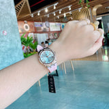  Shop Authentic Guess Cosmo Diamonds Silver Dial Pink Silicone Strap Watch for Women - GW0034L3 - Luxxuri