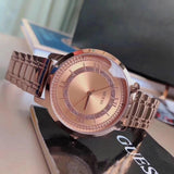  Shop Authentic Guess Montauk Rose Gold Dial Rose Gold Steel Strap Watch For Women - W0933L3 - Luxxuri