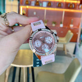  Shop Authentic Guess Frontier Diamonds Rose Gold Dial Pink Rubber Strap Watch For Women - W1160L5 - Luxxuri