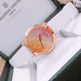  Shop Authentic Guess Crush Crystals Gold Dial White Rubber Strap Watch for Women - W1223L3 - Luxxuri