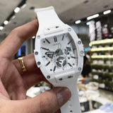  Shop Authentic Guess Phoenix Multifunction White Dial White Rubber Strap Watch for Men - GW0203G2 - Luxxuri