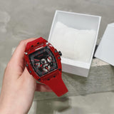  Shop Authentic Guess Phoenix Multifunction Black Dial Red Rubber Strap Watch for Men - GW0203G5 - Luxxuri