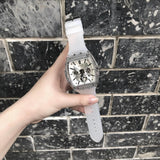 Shop Authentic Guess Phoenix Multi Function Silver Dial White Rubber Strap Watch for Men - GW0203G1 - Luxxuri