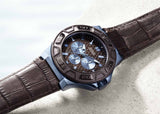  Shop Authentic Guess Force Quartz Brown Dial Brown Leather Strap Watch For Men - W0674G5 - Luxxuri