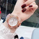  Shop Authentic Guess Limelight Quartz Analog White Dial Pink Leather Strap Watch For Women - W0775l3 - Luxxuri