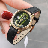  Shop Authentic Marc Jacobs Corie Black Dial Black Leather Strap Watch for Women - MJ1580 - Luxxuri