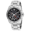  Shop Authentic Michael Kors Brecken Chronograph Quartz Black Dial Silver Steel Strap Watch For Men - MK8438 - Luxxuri
