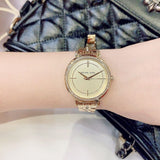  Shop Authentic Michael Kors Cinthia Quartz Gold Dial Gold Steel Strap Watch For Women - MK3681 - Luxxuri