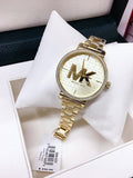 Shop Authentic Michael Kors Sofie Quartz Gold Dial Gold Steel Strap Watch For Women - MK4334 - Luxxuri