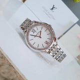  Shop Authentic Michael Kors Mindy White Dial Silver Steel Strap Watch For Women - MK7075 - Luxxuri