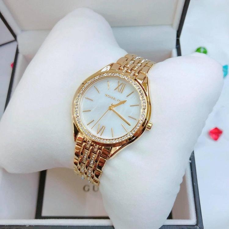  Shop Authentic Michael Kors Mindy Three Hand White Dial Rose Gold Steel Strap Watch for Women - MK7078 - Luxxuri