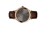 Shop Authentic IWC Portofino Automatic Grey Dial Brown Leather Strap Watch for Men - IW356511 - Luxxuri