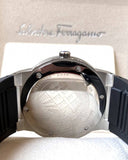  Shop Authentic Salvatore Ferragamo F-80 Classic Black Dial Black Leather Strap Watch for Men - SFDT00619 - Luxxuri