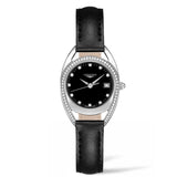  Shop Authentic Longines Equestrian Arche Quartz Diamond Black Dial Watch for Women - L6.136.0.57.0 - Luxxuri