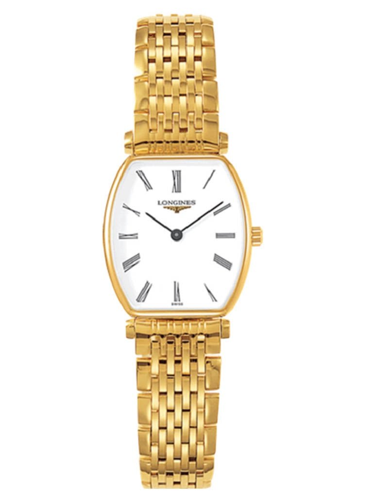  Shop Authentic Longines La Grande Classique de Longines Tonneau 22 Yellow Gold Watch for Women - L4.205.2.11.8 - Luxxuri