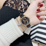  Shop Authentic Marc Jacobs Corie Black Dial Black Leather Strap Watch for Women - MJ1580 - Luxxuri