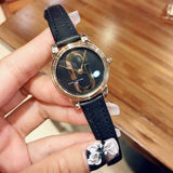  Shop Authentic Marc Jacobs Corie Black Dial Black Leather Strap Watch for Women - MJ1580 - Luxxuri