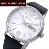  Shop Authentic Marc Jacobs Fergus White Dial Black Leather Strap Watch for Men - MBM5076 - Luxxuri