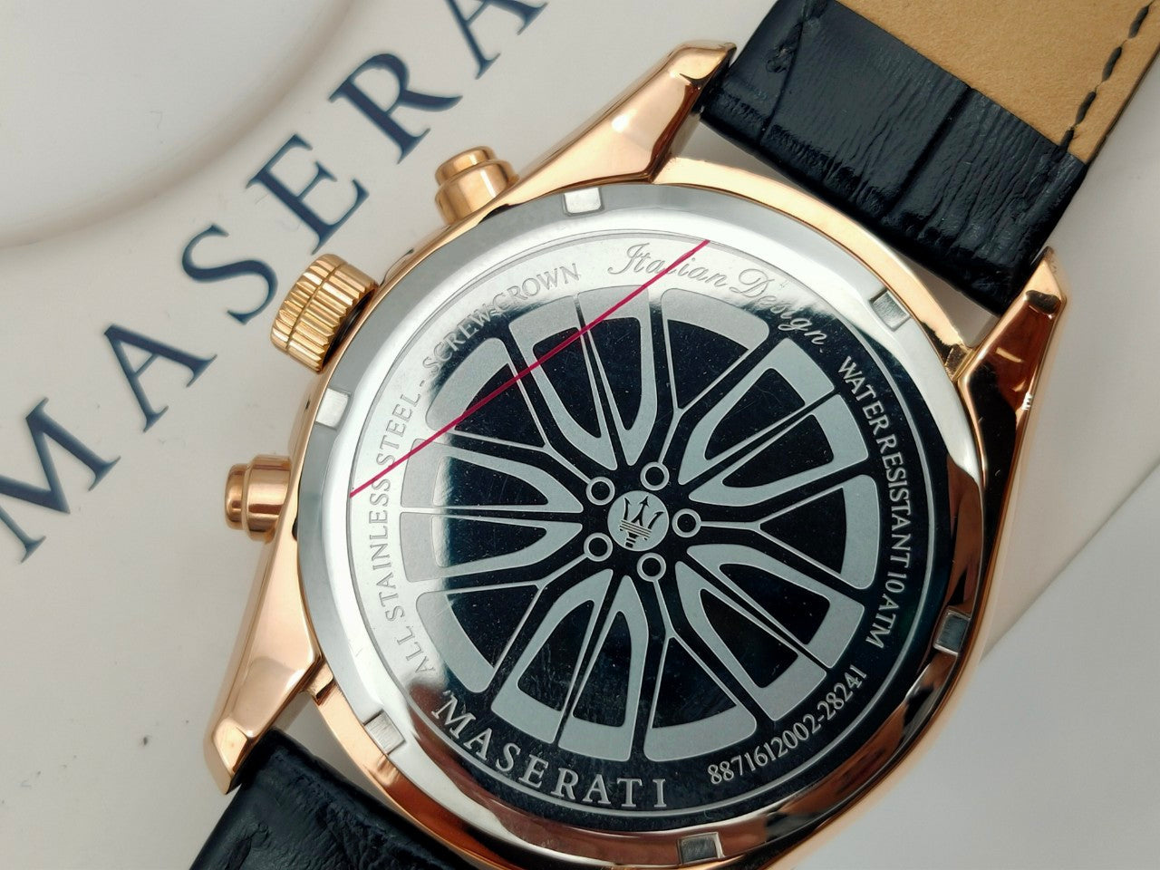  Shop Authentic Maserati Traguardo Chronograph Black Dial Black Leather Strap Watch For Men - R8871612002 - Luxxuri