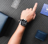  Shop Authentic Maserati Ingegno Chronograph Black Dial Black Leather Strap Watch For Men - R8871619004 - Luxxuri