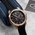  Shop Authentic Maserati SFIDA Chronograph Black Dial Black Rubber Strap Watch For Men - R851123008 - Luxxuri