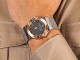  Shop Authentic Maserati Potenza Quartz Grey Dial Silver Mesh Bracelet Watch For Men - R8853108007 - Luxxuri