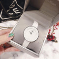  Shop Authentic Calvin Klein Chic White Dial White Leather Strap Watch for Women - K7N23TK2 - Luxxuri