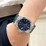  Shop Authentic Maurice Lacroix Aikon Automatic Blue Dial Blue Leather Strap Watch For Men - AI6008-ss001-430-1 - Luxxuri