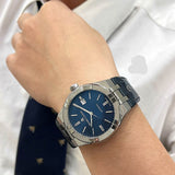  Shop Authentic Maurice Lacroix Aikon Automatic Blue Dial Blue Leather Strap Watch For Men - AI6008-ss001-430-1 - Luxxuri