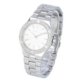  Shop Authentic Michael Kors Lennox Three Hand Silver Dial Silver Steel Strap Watch For Women - MK7280 - Luxxuri