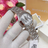  Shop Authentic Michael Kors Mini Slim Runway Silver Dial Silver Steel Strap Watch for Women - MK3548 - Luxxuri