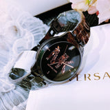  Shop Authentic Michael Kors Runway Quartz Black Dial Black Steel Strap Watch For Women - MK6683 - Luxxuri