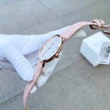  Shop Authentic Michael Kors Pyper Quartz Silver Dial Pink Leather Strap Watch for Women - MK2947 - Luxxuri