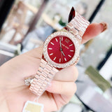  Shop Authentic Michael Kors Lennox Analog Pink Dial Rose Gold Steel Strap Watch For Women - MK7396 - Luxxuri