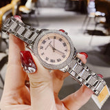  Shop Authentic Michael Kors Tibby Multifunction Crystals Pink Dial Silver Steel Strap Watch for Women - MK4686 - Luxxuri