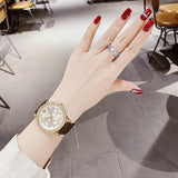  Shop Authentic Michael Kors Tibby Multifunction Gold Dial Brown Leather Strap Watch For Women - MK6966 - Luxxuri
