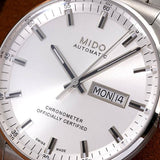  Shop Authentic Mido Commander II Automatic Chronometer Silver Dial Silver Steel Strap Watch For Men - M021.431.11.031.00 - Luxxuri