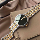  Shop Authentic Movado Veturi Quartz Black Dial Two Tone Steel Strap Watch for Men - 0606932 - Luxxuri