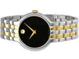  Shop Authentic Movado Veturi Quartz Black Dial Two Tone Steel Strap Watch for Men - 0606932 - Luxxuri