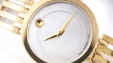  Shop Authentic Movado Esperanza 28mm Mother of Pearl Dial Gold Steel Strap Watch For Women - 0607054 - Luxxuri