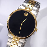  Shop Authentic Movado Museum Classic Black Dial Two Tone Steel Strap Watch for Men - 0607200 - Luxxuri