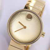  Shop Authentic Movado Edge Gold Dial Gold Steel Strap Watch for Women - 3680014 - Luxxuri